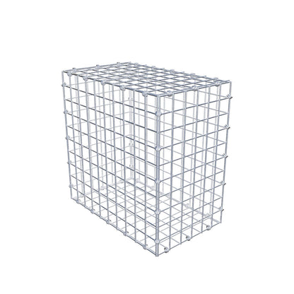 Gabione 50 cm x 50 cm x 30 cm (L x H x T), Maschenweite 5 x 5 cm, Spiralring