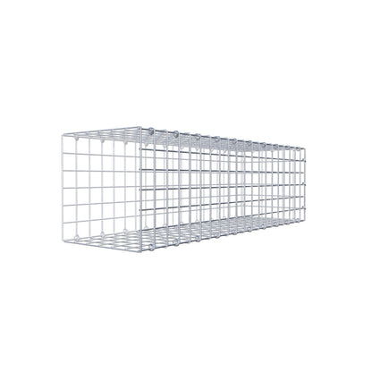 Gavión adicional tipo 2 100 cm x 30 cm x 30 cm (L x A x P), malla 5 cm x 5 cm, anillo en C
