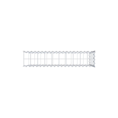 Gabion rapporté type 2 100 cm x 50 cm x 20 cm (L x H x P), mailles 10 cm x 10 cm, spirale