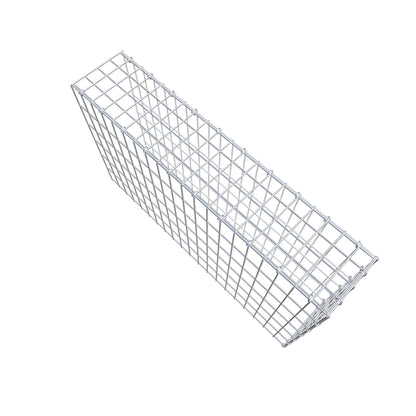 Gavión complementario de tipo 4 100 cm x 60 cm x 20 cm (L x A x P), malla 5 cm x 10 cm, anillo en C
