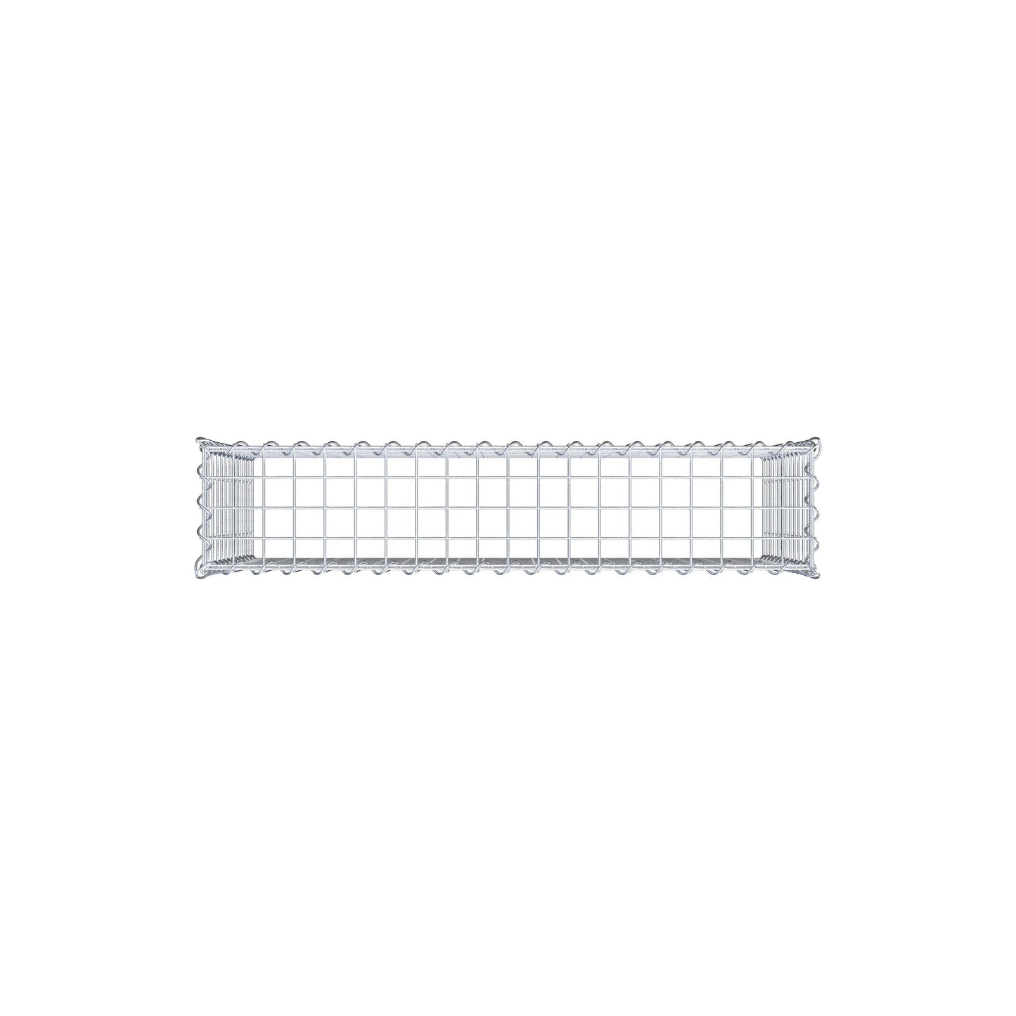 Add-on schanskorf type 3 100 cm x 60 cm x 20 cm (L x H x D), maaswijdte 5 cm x 5 cm, spiraalvormig