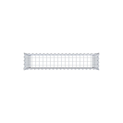 Add-on schanskorf type 3 100 cm x 60 cm x 20 cm (L x H x D), maaswijdte 5 cm x 5 cm, spiraalvormig