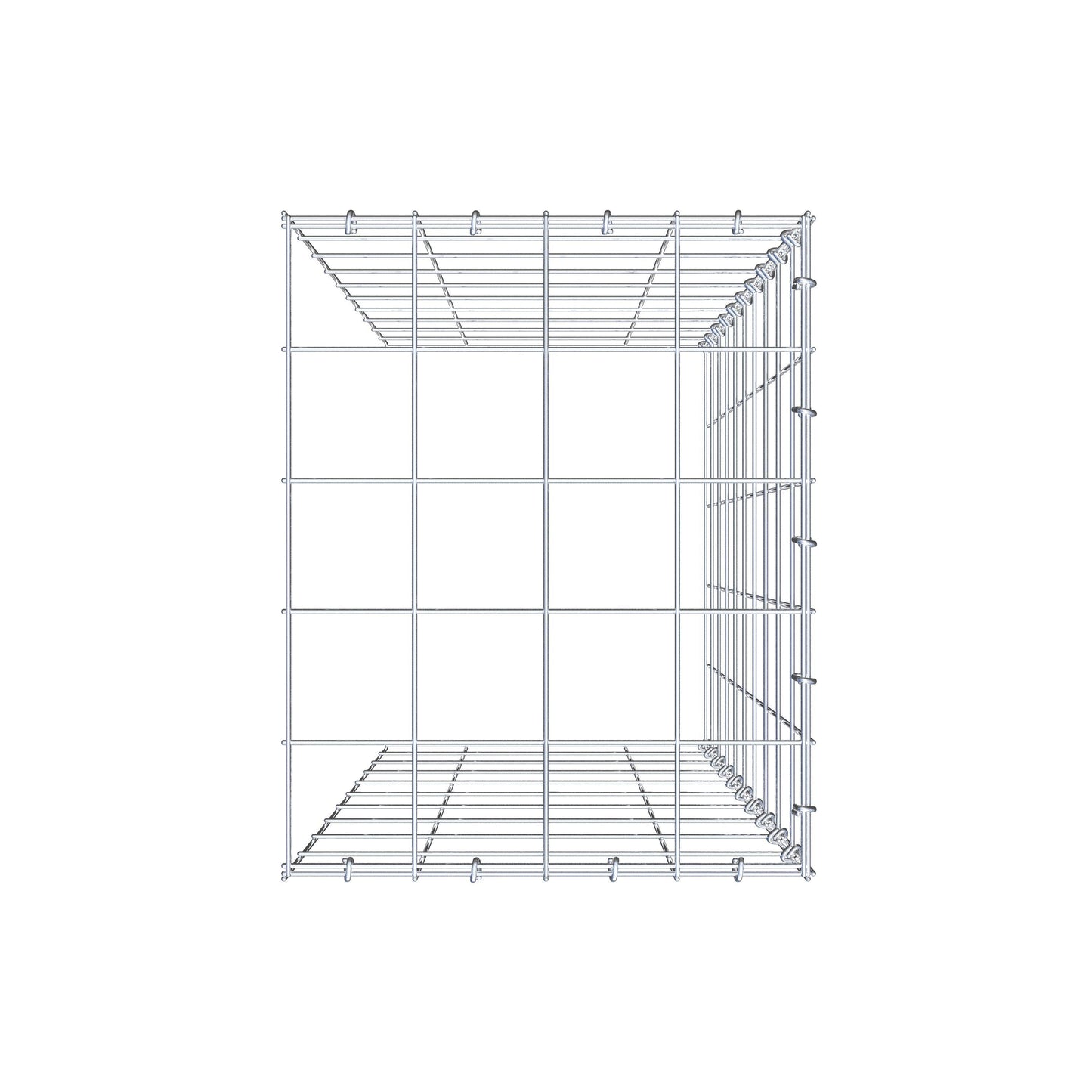 Pila adicional tipo 4 100 cm x 40 cm x 50 cm (L x A x P), malla 10 cm x 10 cm, anillo en C