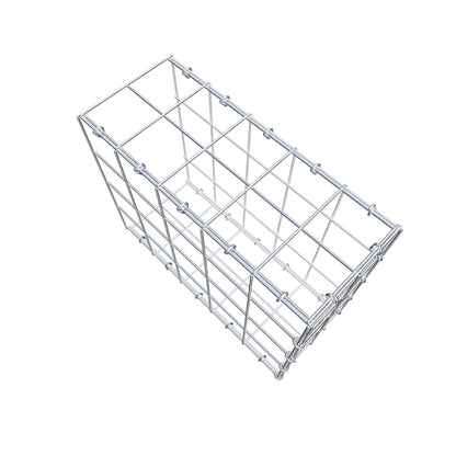 Gavión complementario de tipo 2 50 cm x 40 cm x 20 cm (L x A x P), malla 10 cm x 10 cm, anillo en C