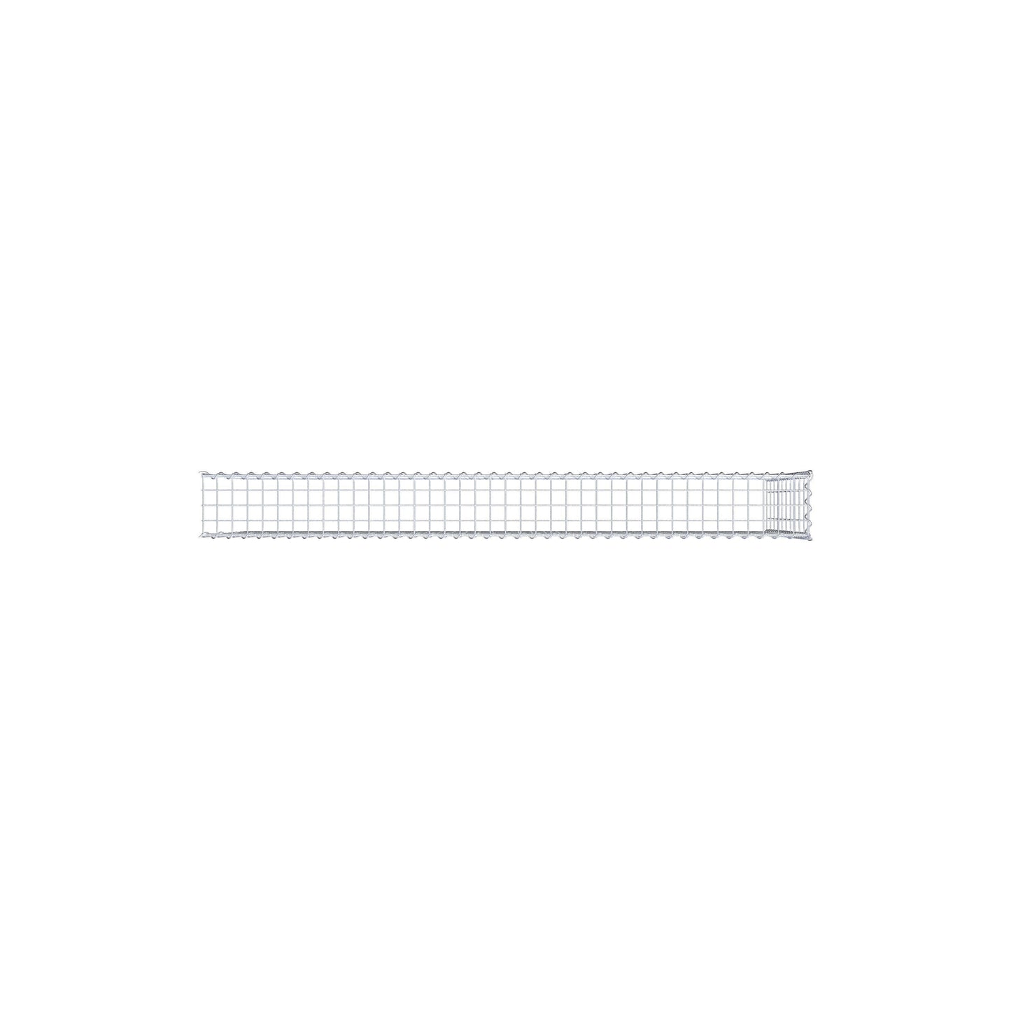 Anbaugabione Typ 4 200 cm x 100 cm x 20 cm (L x H x T), Maschenweite 5 cm x 10 cm, Spirale