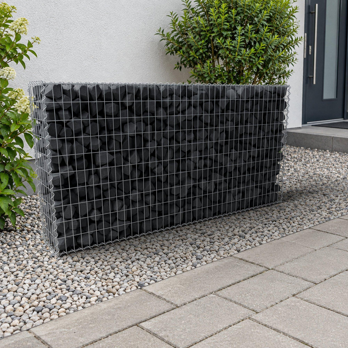 Gabbione 200 cm x 100 cm x 30 cm (L x H x P), maglia 5 cm x 10 cm, spirale