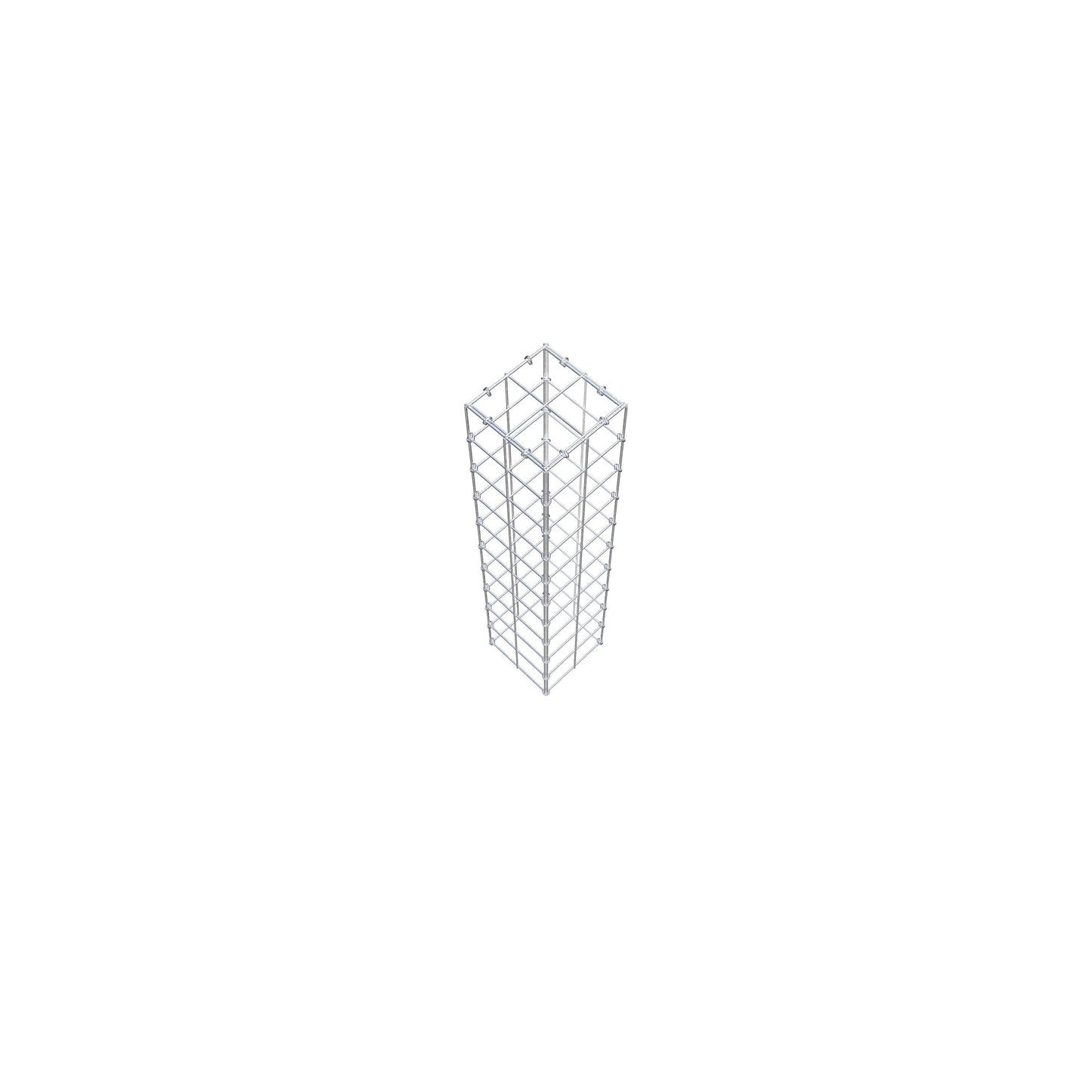 Fourche rapportée type 3 100 cm x 20 cm x 20 cm (L x H x P), mailles 10 cm x 10 cm, anneau C