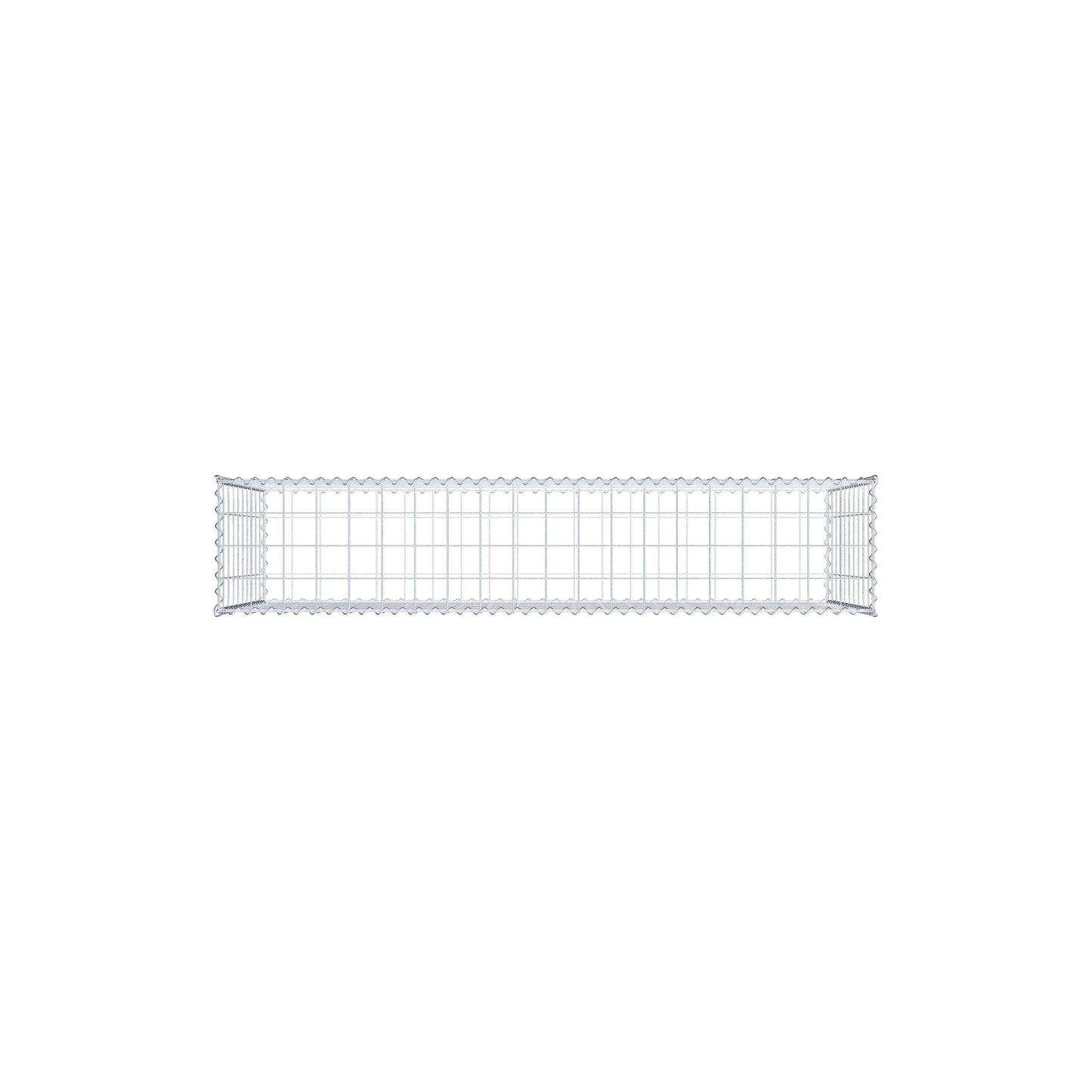Gavión 200 cm x 100 cm x 40 cm (largo x alto x fondo), malla 10 cm x 10 cm, en espiral