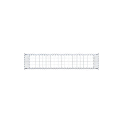 Gavión 200 cm x 100 cm x 40 cm (largo x alto x fondo), malla 10 cm x 10 cm, en espiral