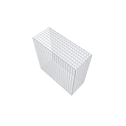 Gabbione aggiuntivo tipo 2 100 cm x 100 cm x 40 cm (L x H x P), maglia 5 cm x 5 cm, anello a C