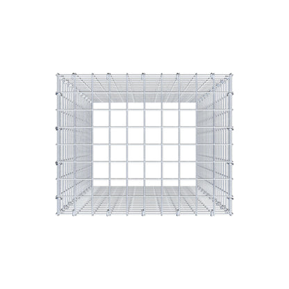 Fourche rapportée type 3 100 cm x 50 cm x 40 cm (L x H x P), mailles 5 cm x 5 cm, anneau C