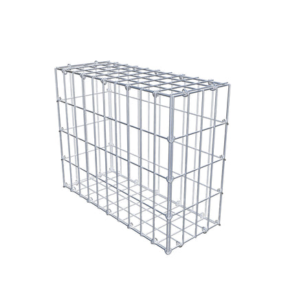 Gabião 50 cm x 40 cm x 20 cm (C x A x P), malhagem 5 cm x 10 cm, anel C