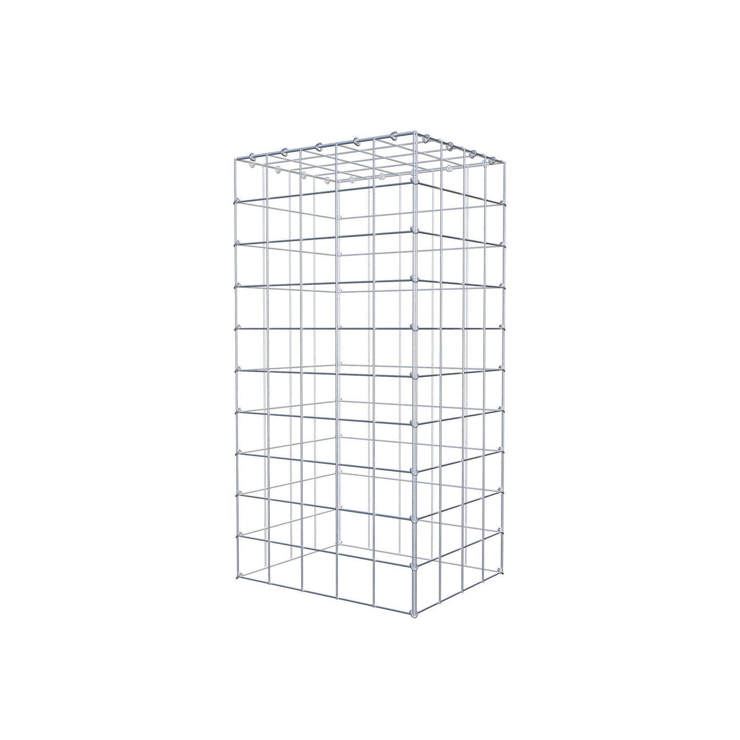 Fourche rapportée type 3 100 cm x 40 cm x 50 cm (L x H x P), mailles 10 cm x 10 cm, anneau C