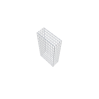 Schanskorf 100 cm x 50 cm x 20 cm (L x H x D), maaswijdte 5 cm x 10 cm, C-ring
