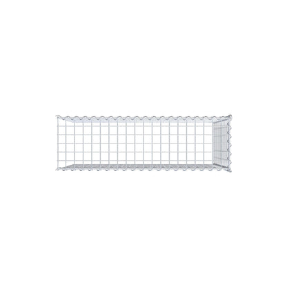 Gavión adulto tipo 4 100 cm x 70 cm x 30 cm (largo x alto x profundidad), tamaño de malla 5 cm x 5 cm, espiral