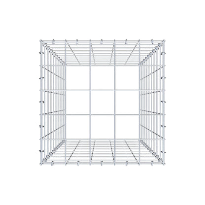 Gavión complementario de tipo 3 100 cm x 50 cm x 50 cm (L x A x P), malla 10 cm x 10 cm, anillo en C