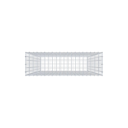 Schanskorf 200 cm x 100 cm x 30 cm (L x H x D), maaswijdte 5 cm x 10 cm, C-ring