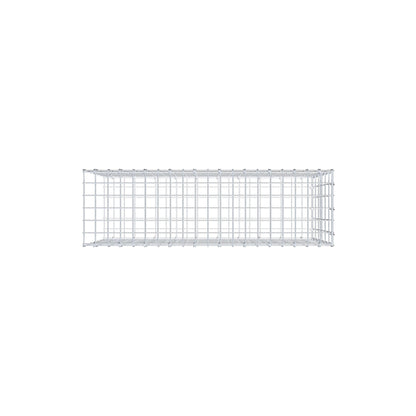Monteret gabion type 2 100 cm x 60 cm x 30 cm, maskestørrelse 5 cm x 10 cm, C-ring