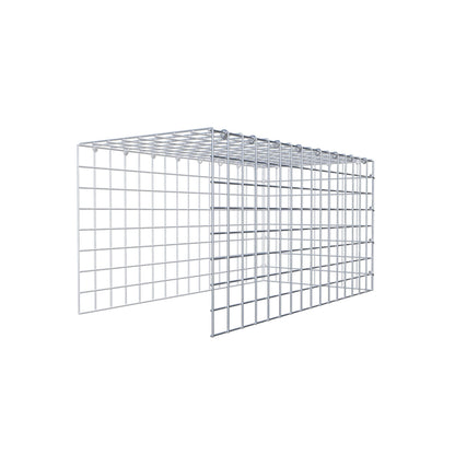 Pila adicional tipo 4 80 cm x 40 cm x 40 cm (L x A x P), malla 5 cm x 5 cm, anillo en C
