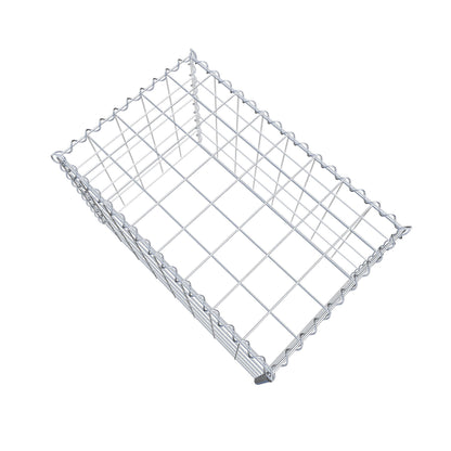 Påväxt gabion typ 3 80 cm x 50 cm x 50 cm (L x H x D), maskstorlek 10 cm x 10 cm, spiral