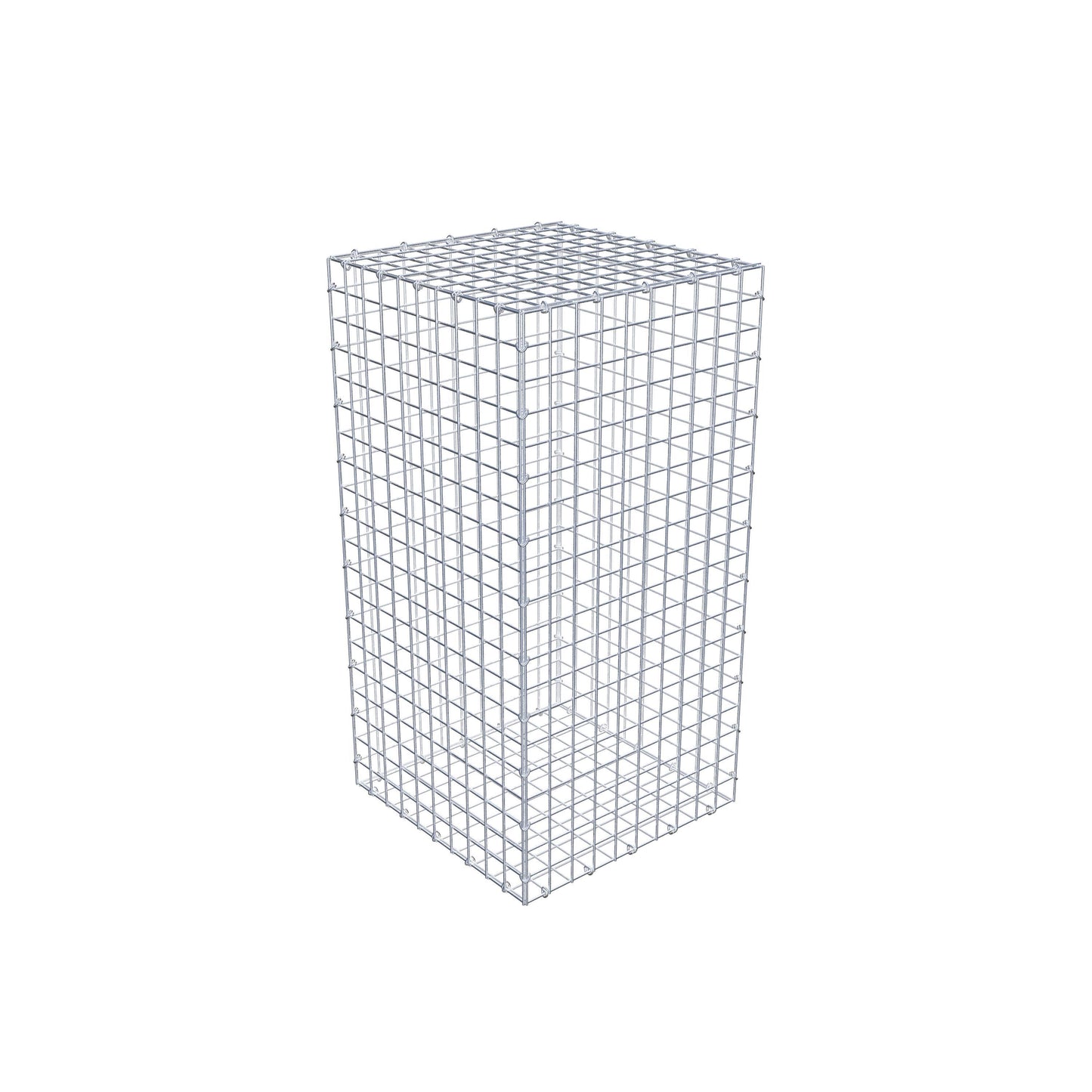 Gabion 100 cm x 50 cm x 50 cm (L x H x D), maskstorlek 5 cm x 5 cm, C-ring