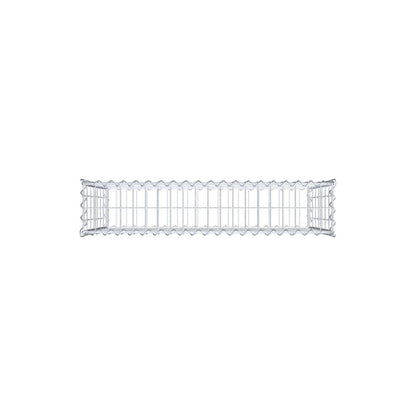 Gabbione 100 cm x 70 cm x 20 cm (L x H x P), maglia 5 cm x 10 cm, spirale
