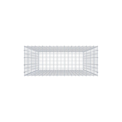 Schanskorf 200 cm x 100 cm x 40 cm (L x H x D), maaswijdte 5 cm x 10 cm, C-ring