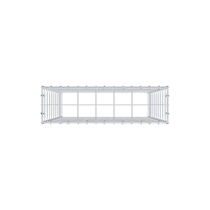 Gavión complementario de tipo 3 100 cm x 70 cm x 20 cm (L x A x P), malla 10 cm x 10 cm, anillo en C