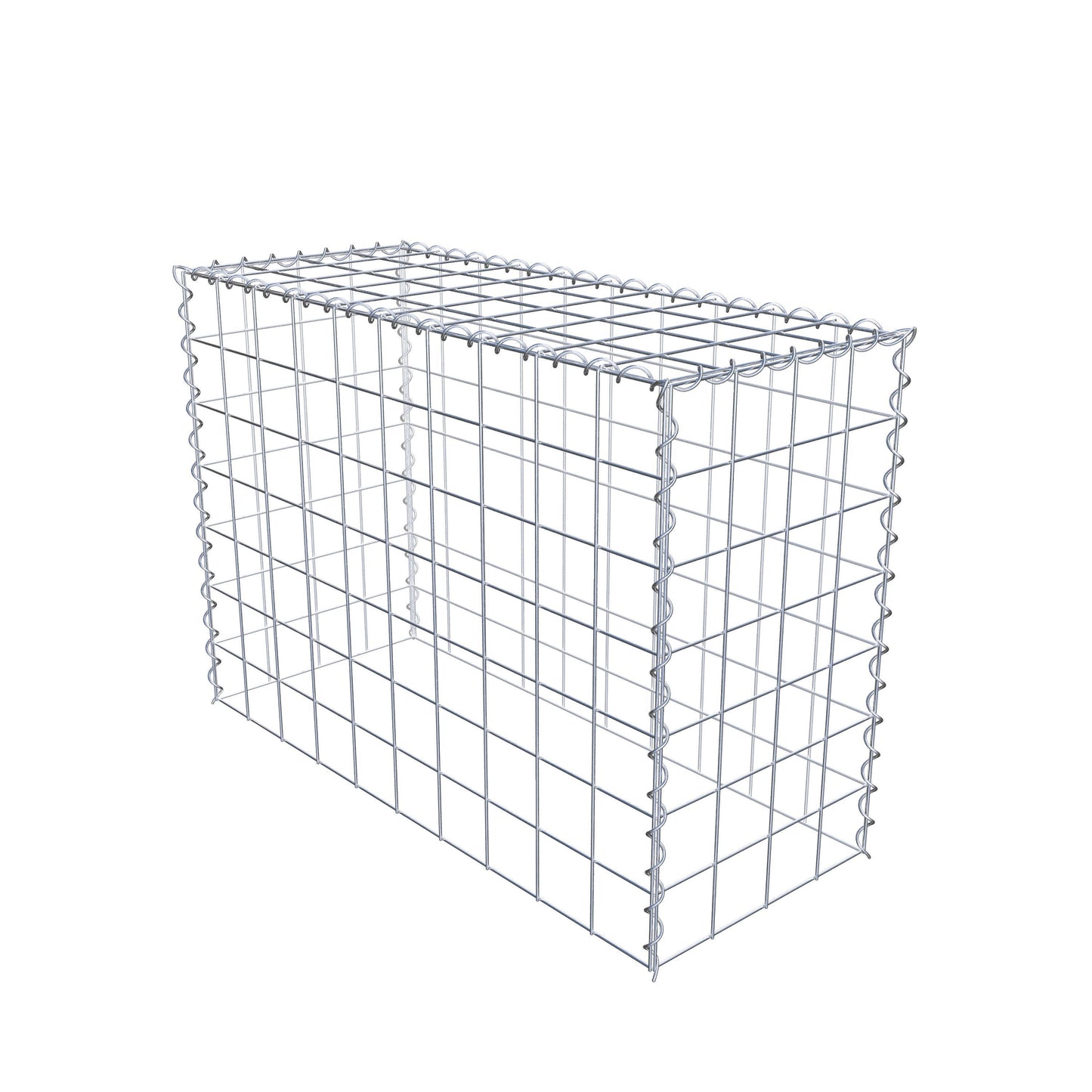 Gavión complementario tipo 3 100 cm x 70 cm x 40 cm (L x A x P), malla 10 cm x 10 cm, espiral