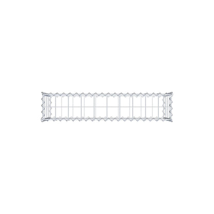 Gavión 100 cm x 40 cm x 20 cm (largo x alto x fondo), malla 10 cm x 10 cm, en espiral