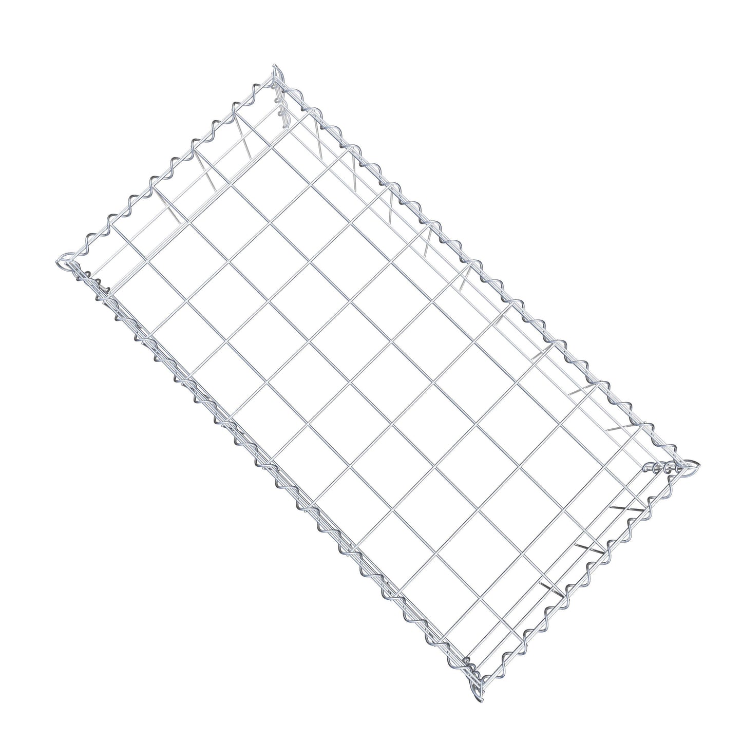 Gavión complementario tipo 3 100 cm x 20 cm x 50 cm (L x A x P), malla 10 cm x 10 cm, espiral
