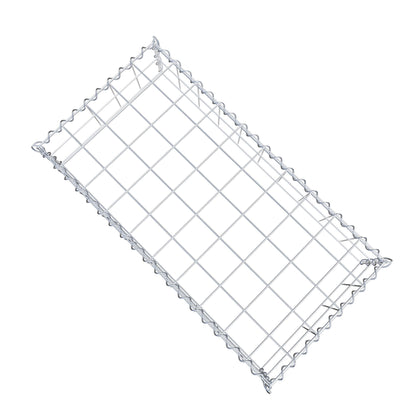 Gavión complementario tipo 3 100 cm x 20 cm x 50 cm (L x A x P), malla 10 cm x 10 cm, espiral