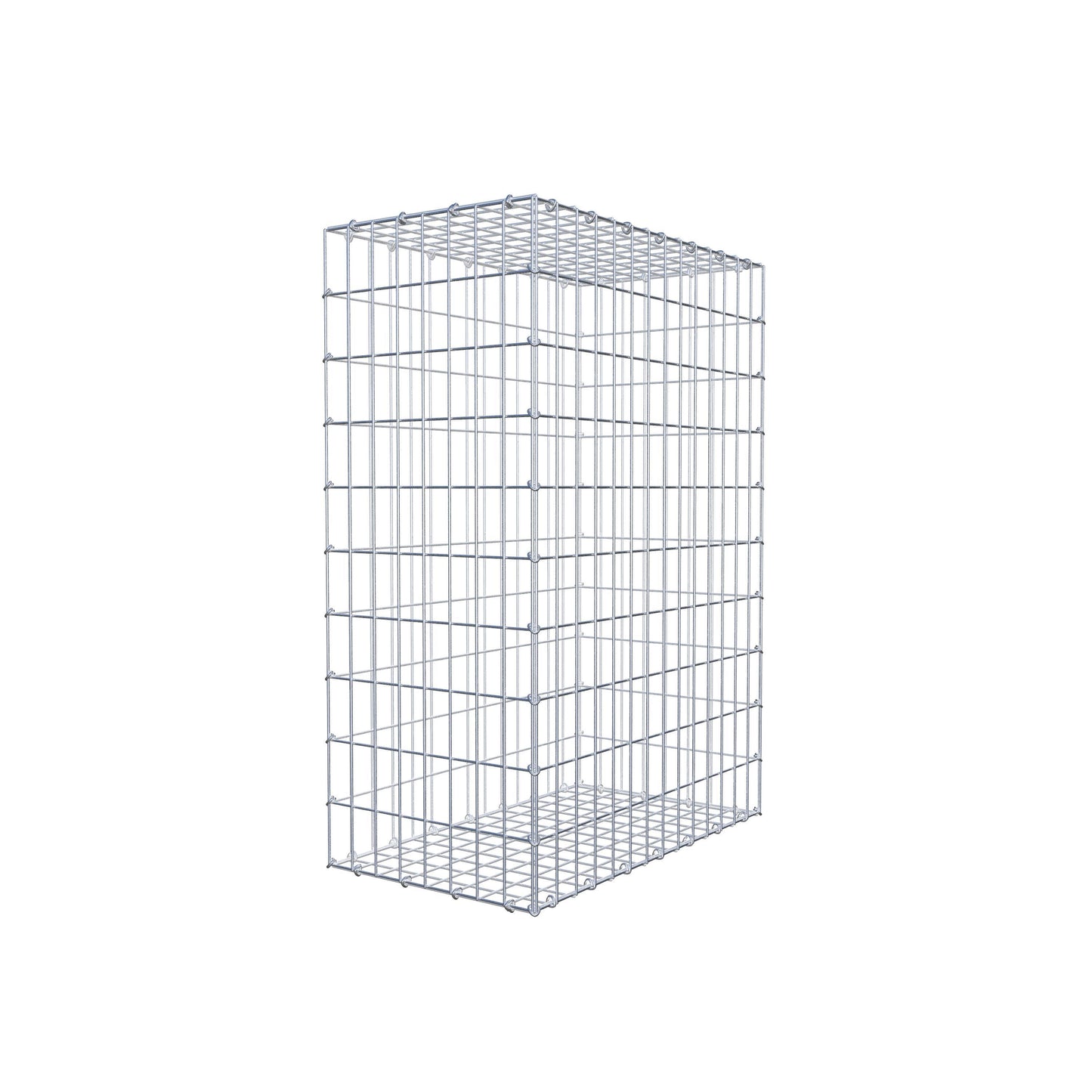 Gabion 100 cm x 70 cm x 40 cm (L x H x P), mailles 5 cm x 10 cm, anneau en C