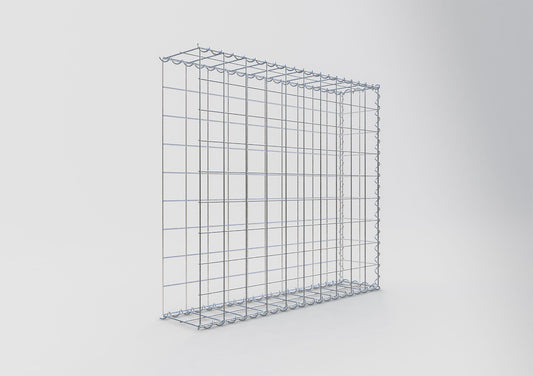 Gavión complementario tipo 2 100 cm x 90 cm x 20 cm (L x A x P), malla 10 cm x 10 cm, espiral