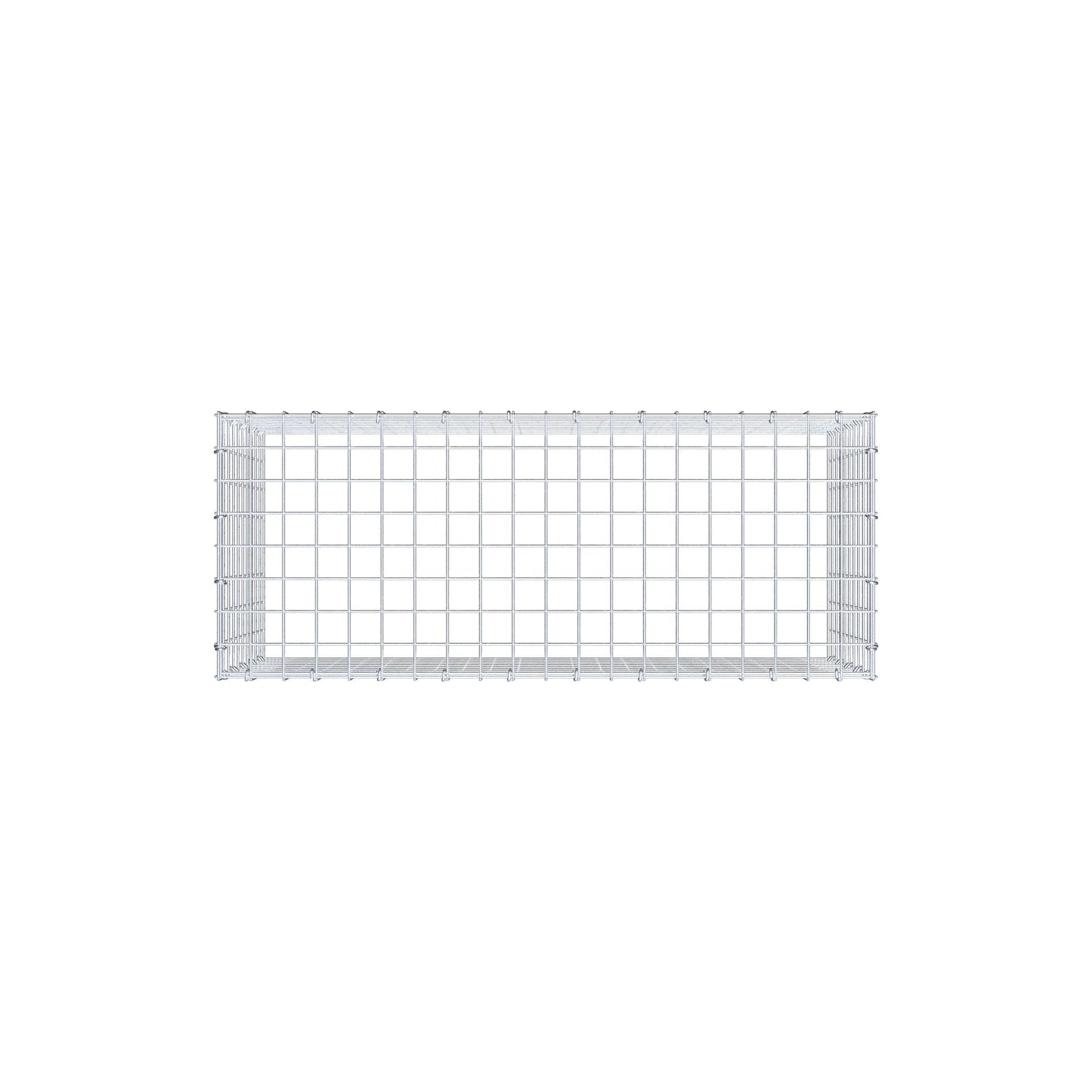 Fourche rapportée type 3 100 cm x 50 cm x 40 cm (L x H x P), mailles 5 cm x 5 cm, anneau C