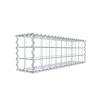 Gabion 100 cm x 30 cm x 20 cm (L x H x P), mailles 10 cm x 10 cm, spirale