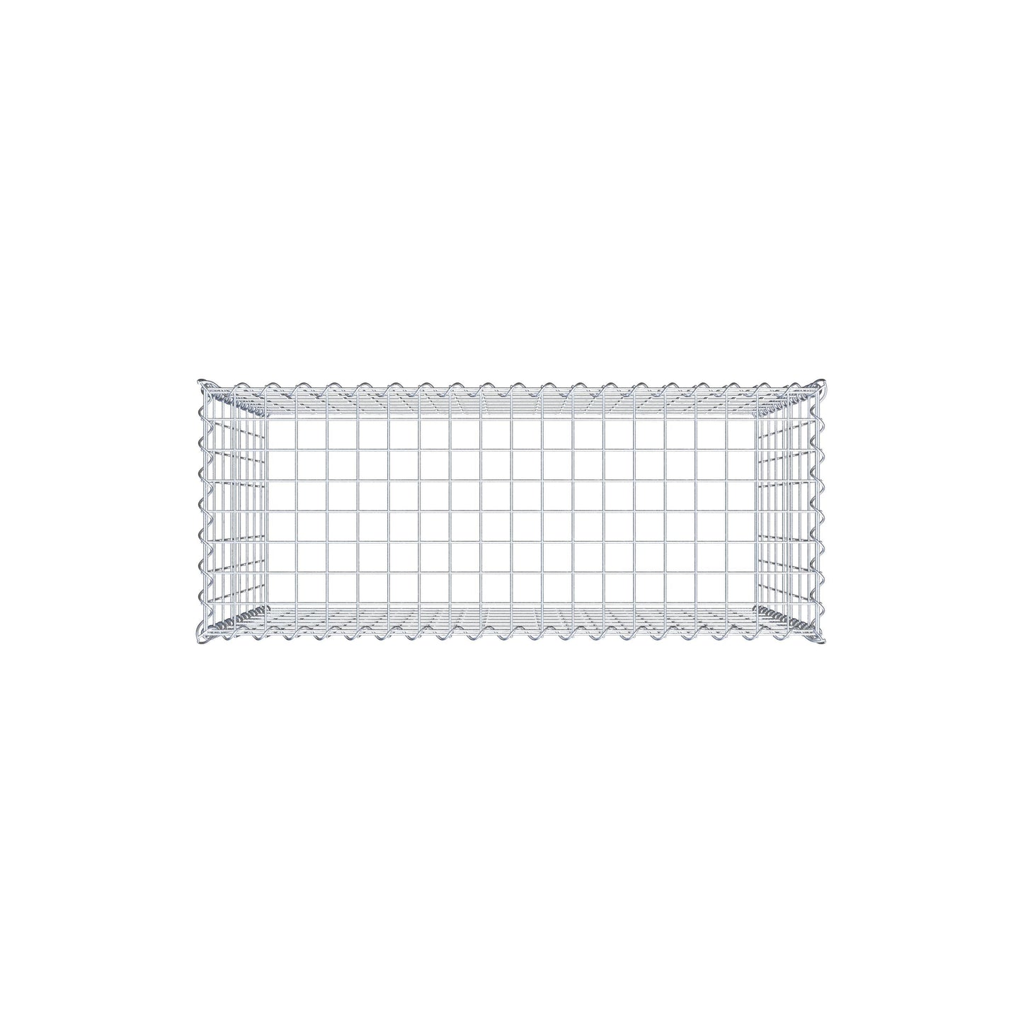 Gavión complementario tipo 3 100 cm x 80 cm x 40 cm (L x A x P), malla 5 cm x 10 cm, espiral