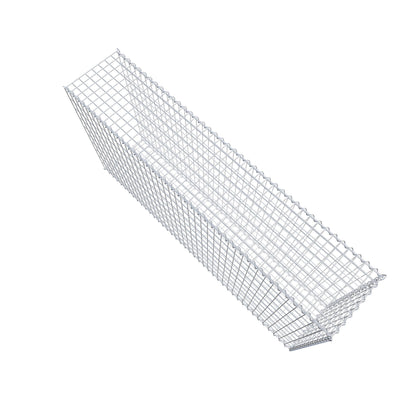Gavión adicional tipo 2 200 cm x 100 cm x 40 cm (L x A x P), malla 5 cm x 10 cm, en espiral