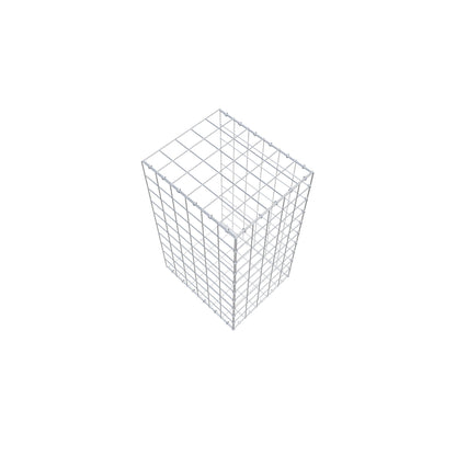 Anbaugabione Typ 2 100 cm x 60 cm x 50 cm (L x H x T), Maschenweite 10 cm x 10 cm, C-Ring