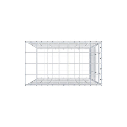 Gabião Tipo 2 100 cm x 70 cm x 40 cm (C x A x P), malhagem 10 cm x 10 cm, anel C