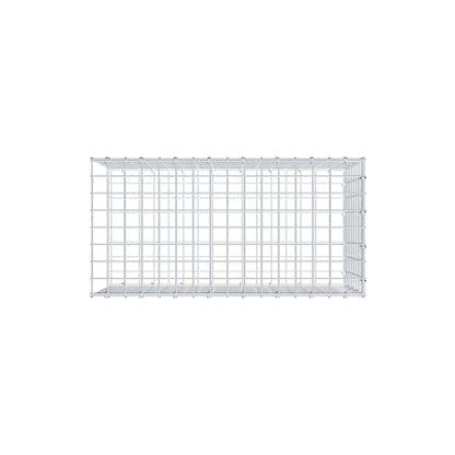 Opzetpaal type 2 80 cm x 40 cm x 40 cm (L x H x D), maaswijdte 5 cm x 5 cm, C-ring