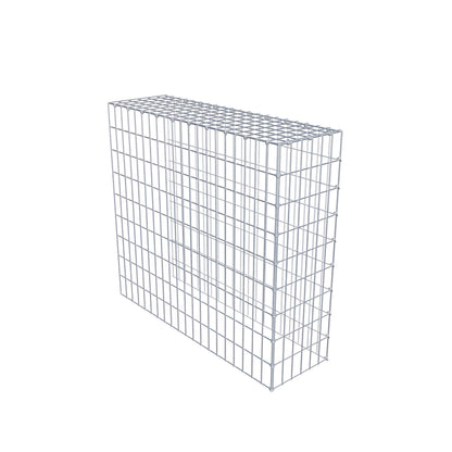Gabbione aggiuntivo tipo 4 100 cm x 90 cm x 30 cm (L x H x P), maglia 5 cm x 10 cm, anello a C