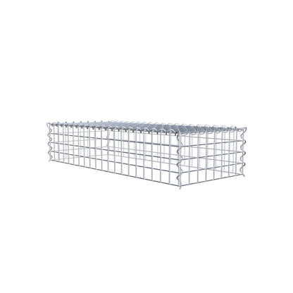 Gavión complementario tipo 3 100 cm x 20 cm x 40 cm (L x A x P), malla 5 cm x 5 cm, espiral