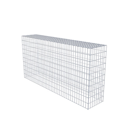 Gabião Tipo 3 200 cm x 100 cm x 40 cm (C x A x P), malhagem 5 cm x 10 cm, anel C