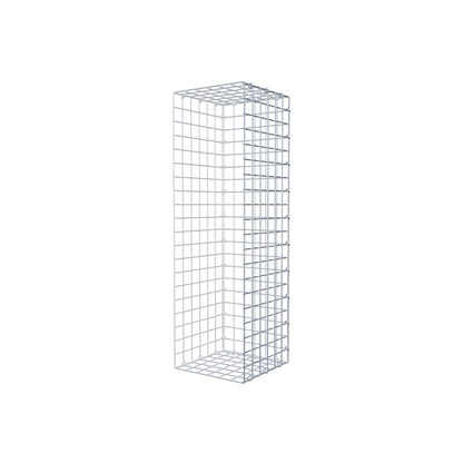 Gavión adicional tipo 2 100 cm x 30 cm x 30 cm (L x A x P), malla 5 cm x 5 cm, anillo en C