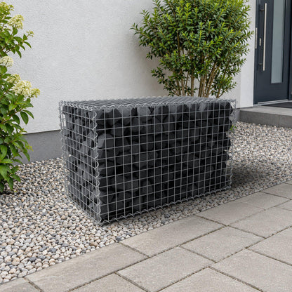 Gabion 100 cm x 60 cm x 50 cm (L x H x D), mesh size 5 cm x 5 cm, spiral