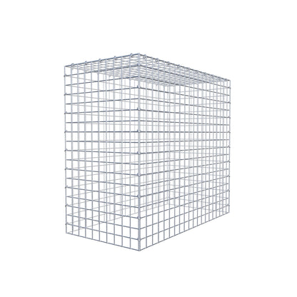 Monteret gabion type 3 100 cm x 90 cm x 50 cm (L x H x D), maskestørrelse 5 cm x 5 cm, C-ring