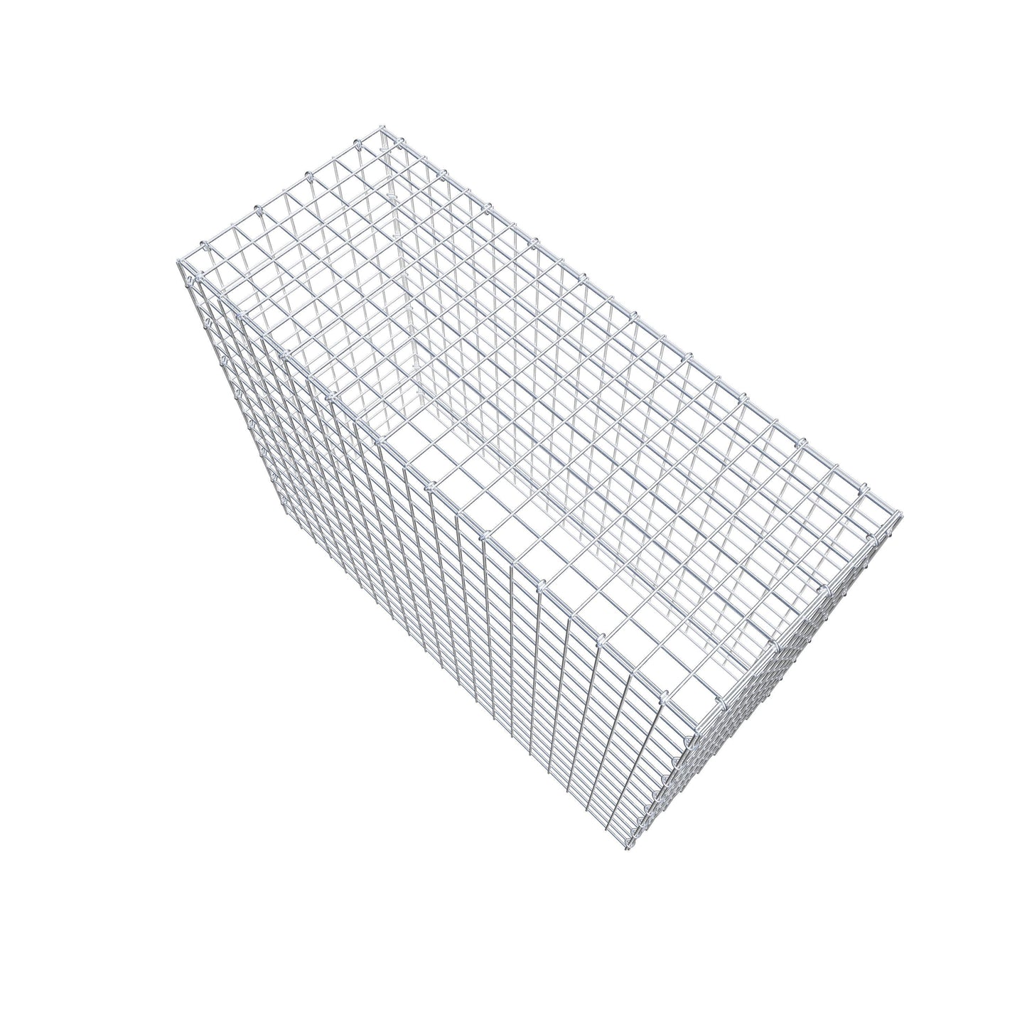 Gavión complementario de tipo 3 100 cm x 80 cm x 40 cm (L x A x P), malla 5 cm x 5 cm, anillo en C