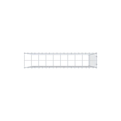 Gabbione aggiuntivo tipo 4 100 cm x 90 cm x 20 cm (L x H x P), maglia 10 cm x 10 cm, anello a C
