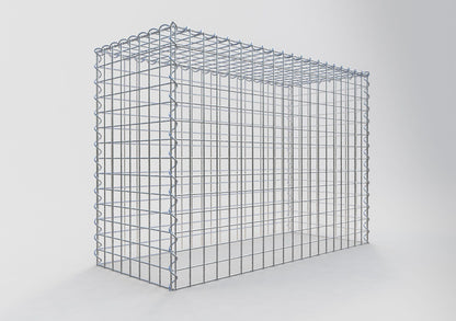 Gavión complementario tipo 3 100 cm x 70 cm x 40 cm (L x A x P), malla 5 cm x 5 cm, espiral